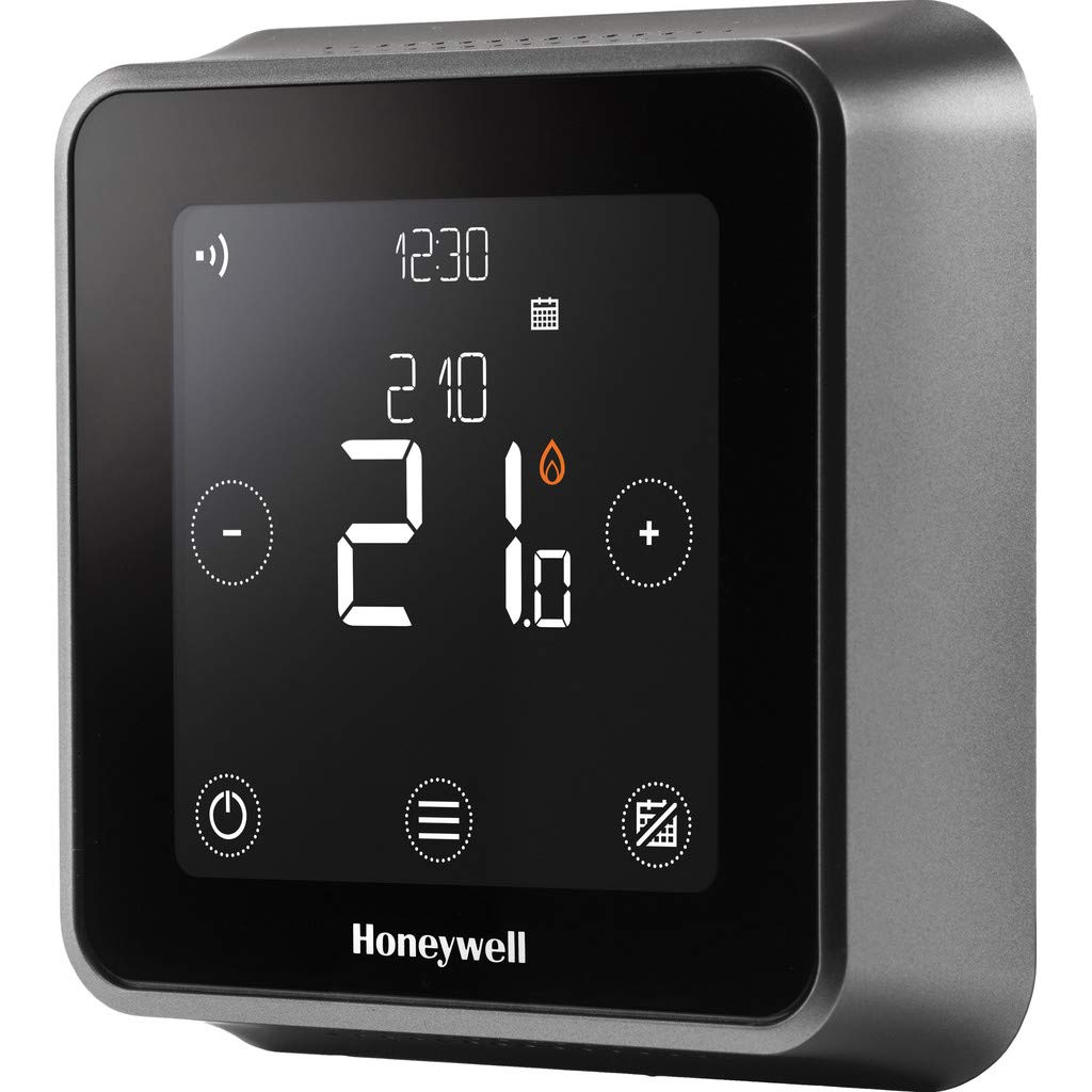 Honeywell Home T6 Wi-Fi Raumthermostat und verdrahtete Empfängerbox, Wandmontage, schwarz, Y6H810WF1