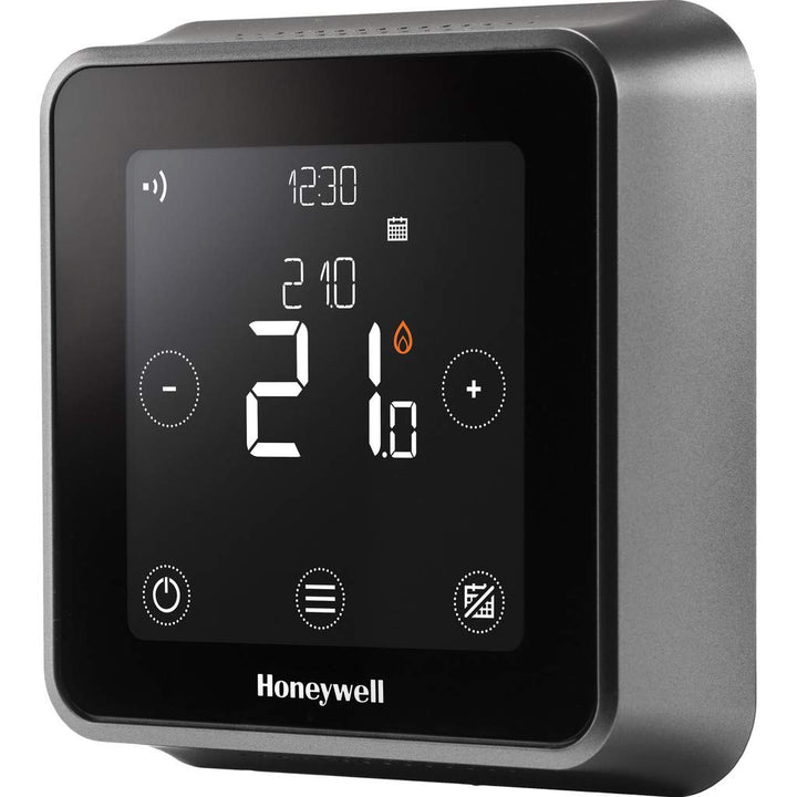 Honeywell Home T6 Wi-Fi Raumthermostat und verdrahtete Empfängerbox, Wandmontage, schwarz, Y6H810WF1