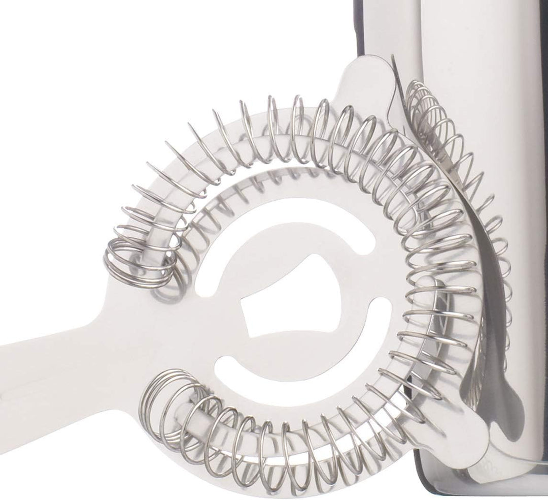 BAR CRAFT Cocktail-Set Edelstahl in Silber 3-teilig, 12 x 17 x 22 cm, 3-Einheiten
