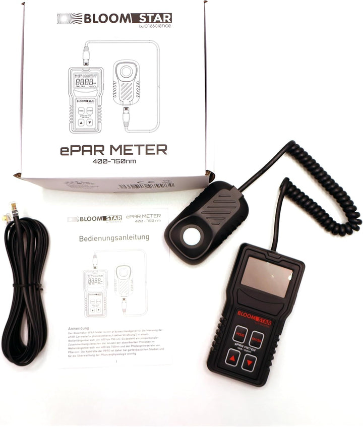 by Crescience ePAR-Meter Quantum-Sensor für Belichtungsmessung, 400-750nm, Präzise Messung der photo