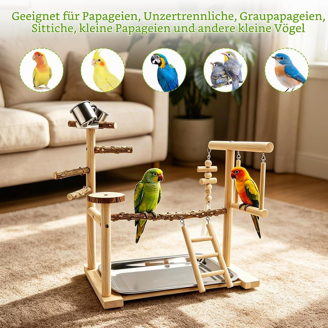 Papagei Vogelspielplatz Wellensittich Spielplatz Wellensittich Spielzeug Vogel Zubehör Vogelspielzeu