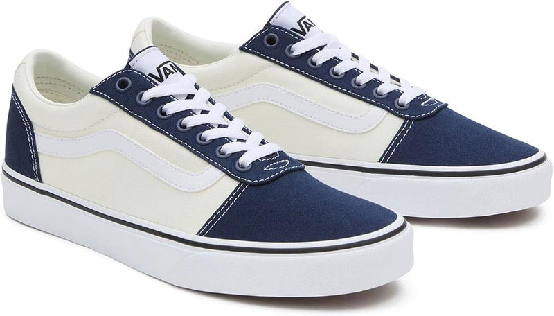 Vans ans Herren Ward Sneaker, (Suede/Canvas) 39 EU Canvas Block Dress Blues White, 39 EU Canvas Bloc