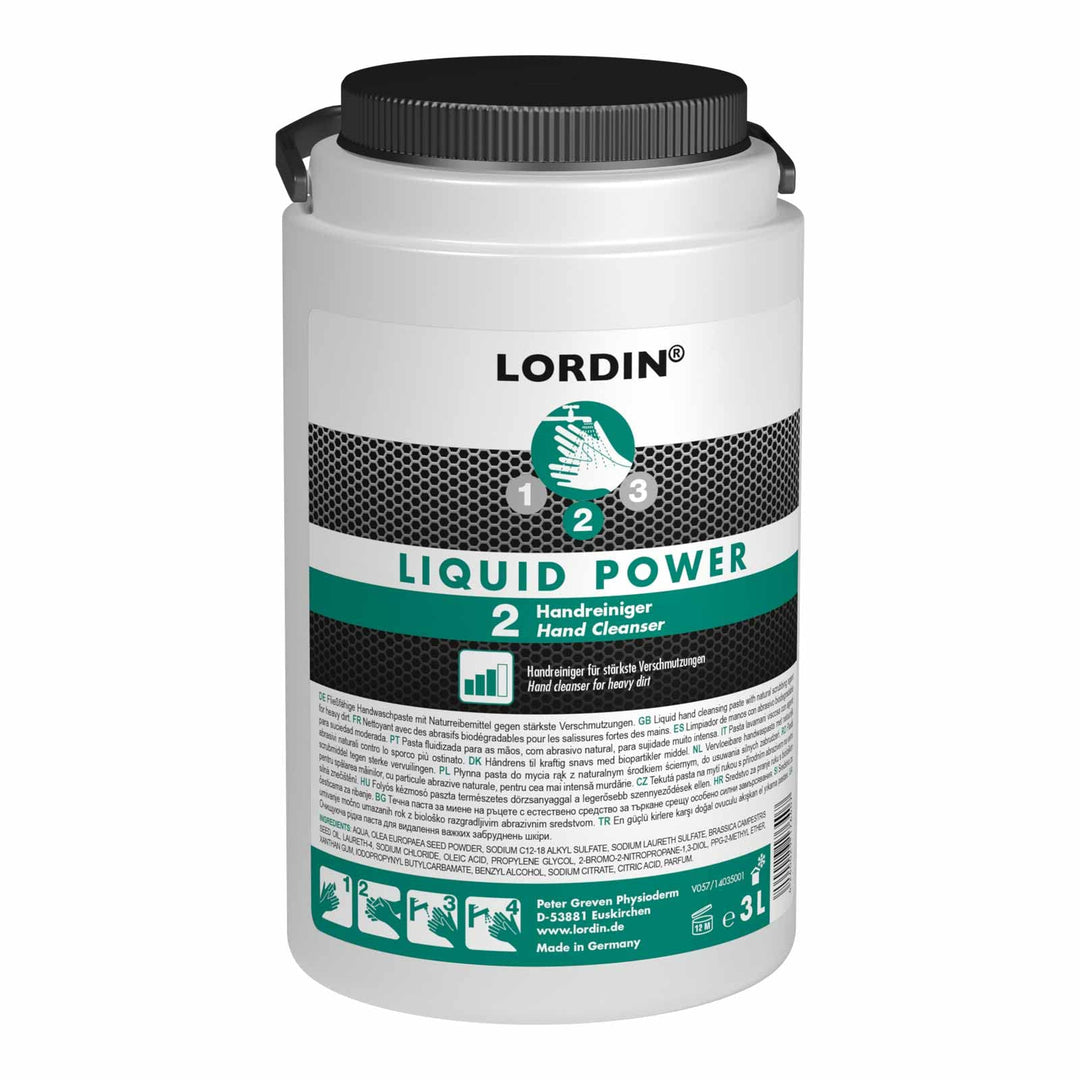 Lordin 14040011 Handwaschpaste Liquid Power 3l Dose für stärkste Verschmutzungen