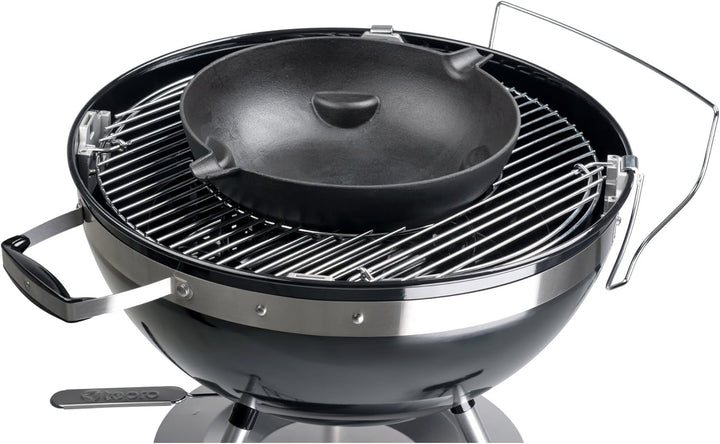 tepro Guss-Wok-Einleger aus Gusseisen für das Rost-in-Rost-System, Masse ca. 35,3 cm Ø Guss Wok rund