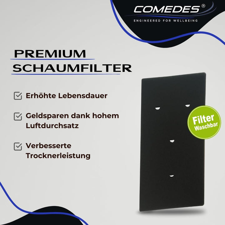 Comedes Filter für Bauknecht Whirlpool Trockner | einsetzbar statt 481010716911 und 8015250474909 Or