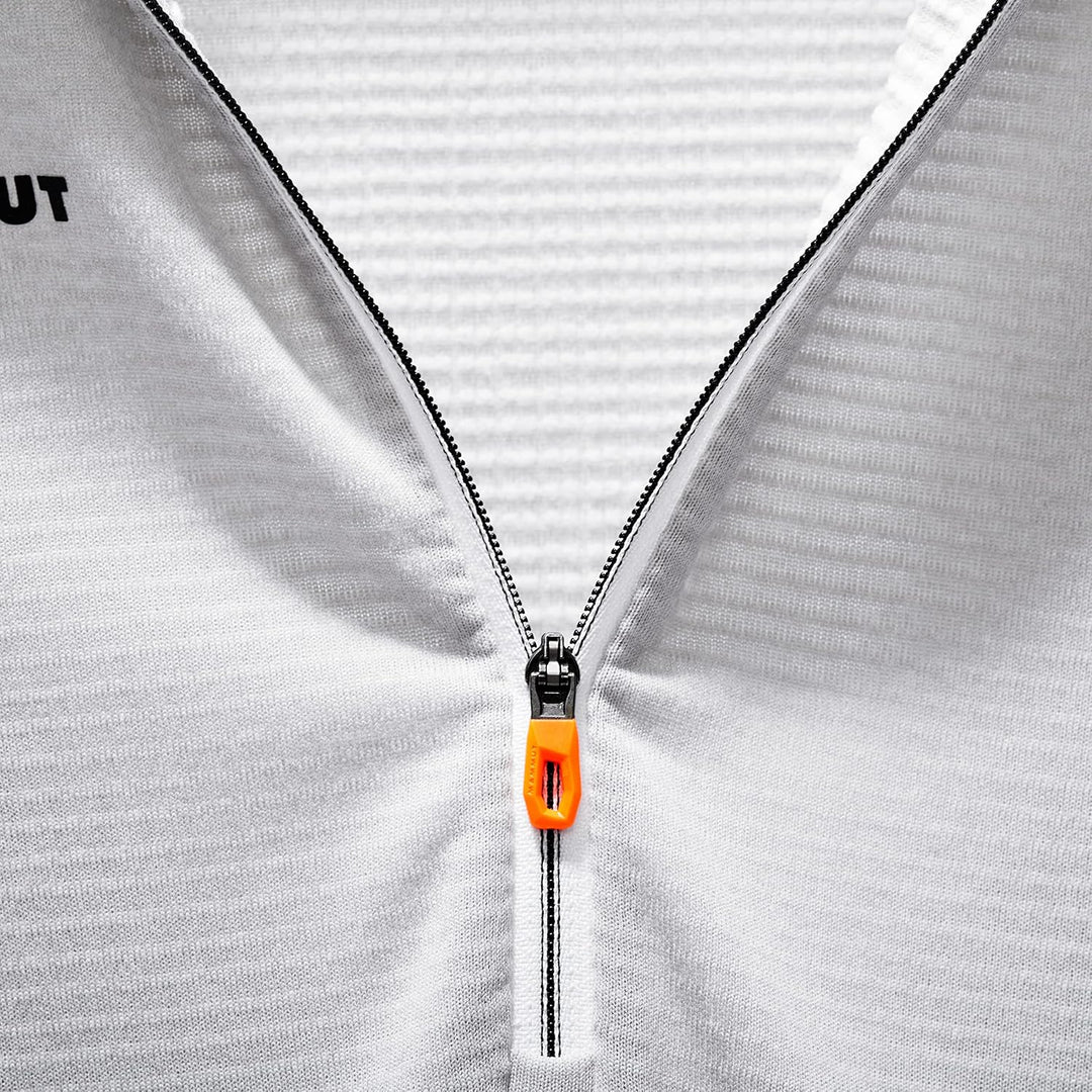 Mammut Damen Aenergy Light Half Midlayer Pullover L White/Highway, L White/Highway