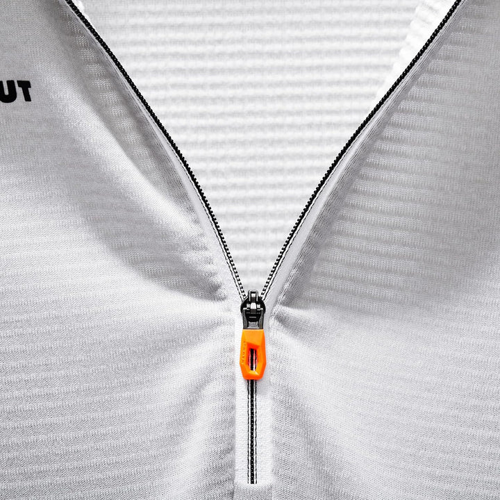 Mammut Damen Aenergy Light Half Midlayer Pullover L White/Highway, L White/Highway