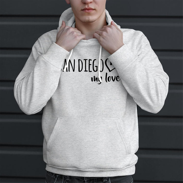 huuraa Unisex Hoodie San Diego My Love Pullover Vegan Grösse 3XL für alle Fans von San Diego USA Ges