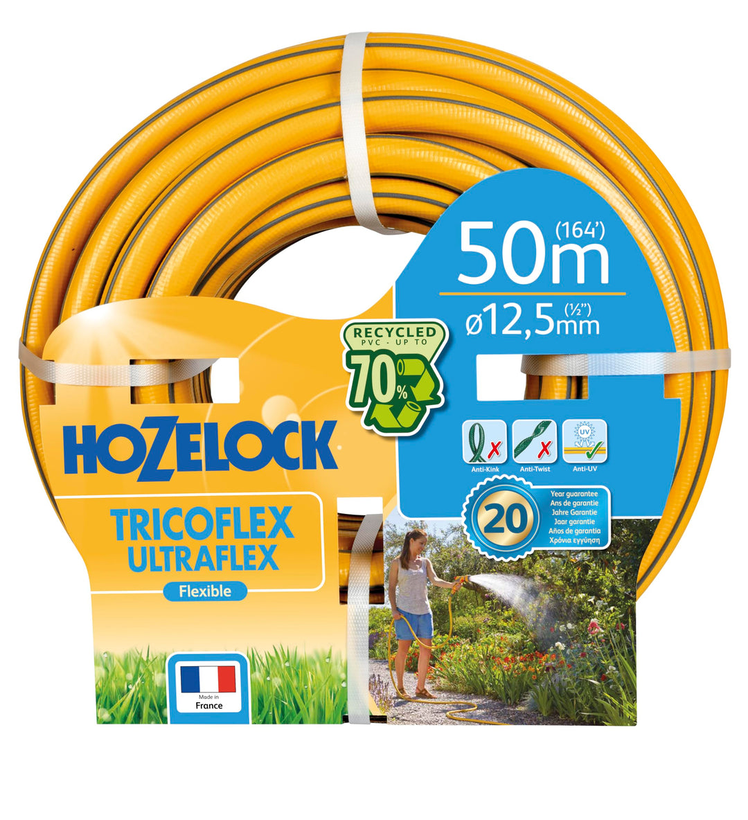Hozelock 117009 50 m Tricoflex Ultraflex Schlauch (12,5 mm Durchm.) 12.5mm diameter, 50 meter Ultraf