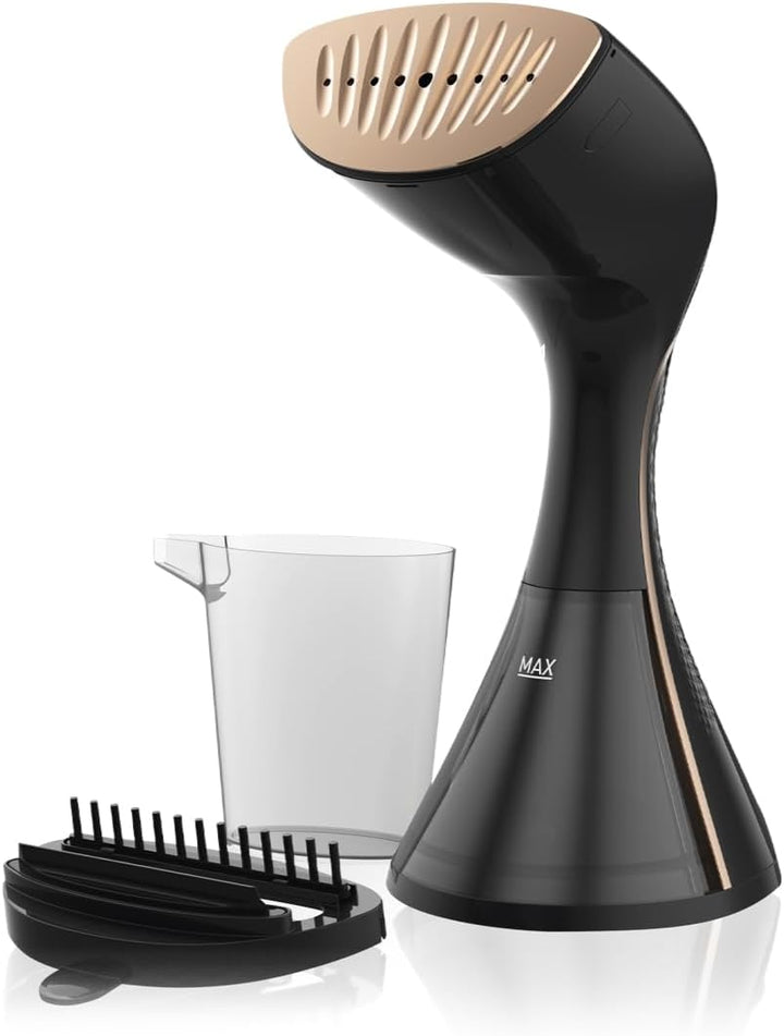 Aura 40 Handdampfbürste Steamer | Dampfglätter Reise & Reisebügeleisen Dampf | 1350–1650 W | 27 g/mi
