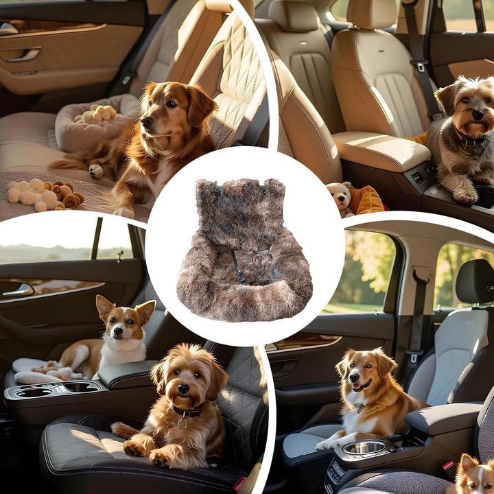 Haustier-Autositz, Hunde-Autositz | Weicher Welpenautositz – rutschfestes und abnehmbares Design, Au