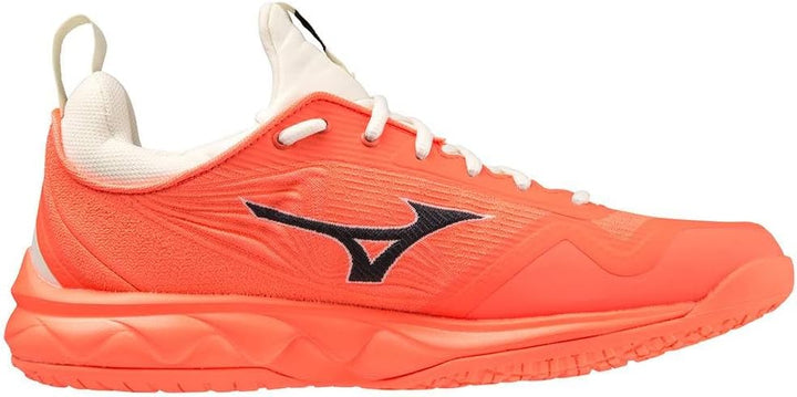 Mizuno Unisex Leuchtende Welle 2 Volleyballschuhe 46.5 EU Neon Flame Black Bolt2ne, 46.5 EU Neon Fla