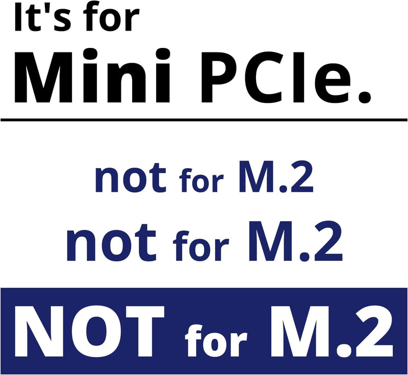 Mini PCIe 1G Gigabit Ethernet Network Card (Intel I210AT), with LED Light, 30-cm Cable Length Intel