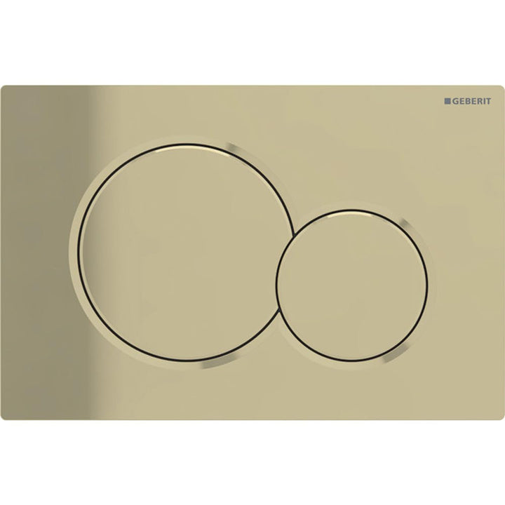 Geberit 115.770. Dt. 5 Betätigungsplatte Sigma01, Kunststoff Griff, Messing Braun, Braun