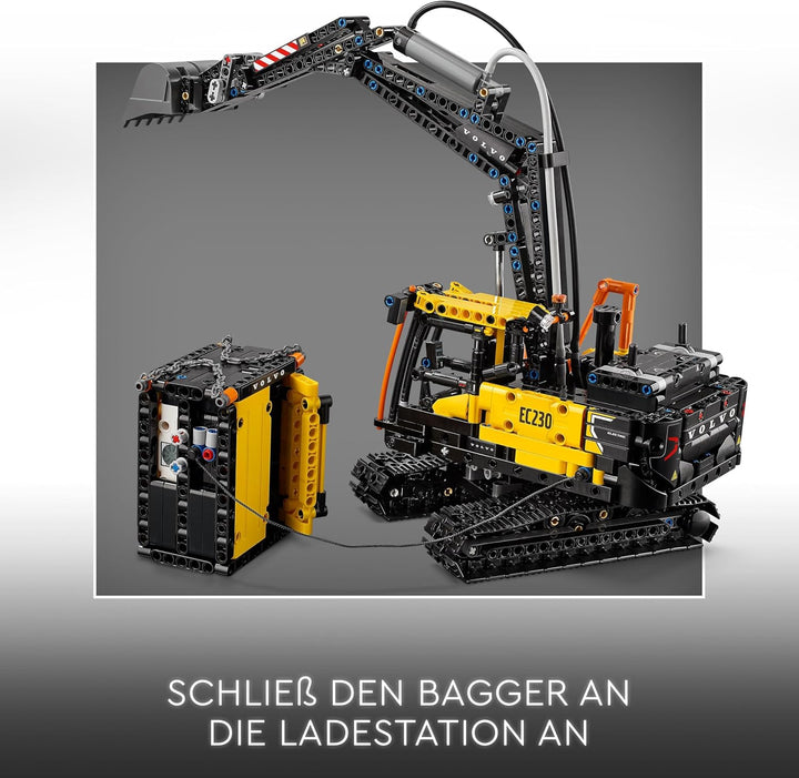 LEGO Technic Volvo FMX LKW mit EC230 Electric Raupenbagger, Kinderspielzeug, Geschenkset für Jungen