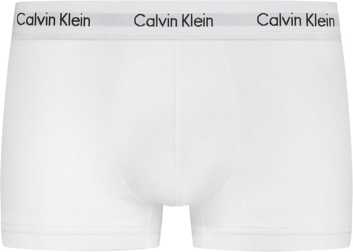 Calvin Klein Herren 3er Pack Boxershorts Low Rise Trunks Unterwäsche XS Black/White/Grey Heather, XS