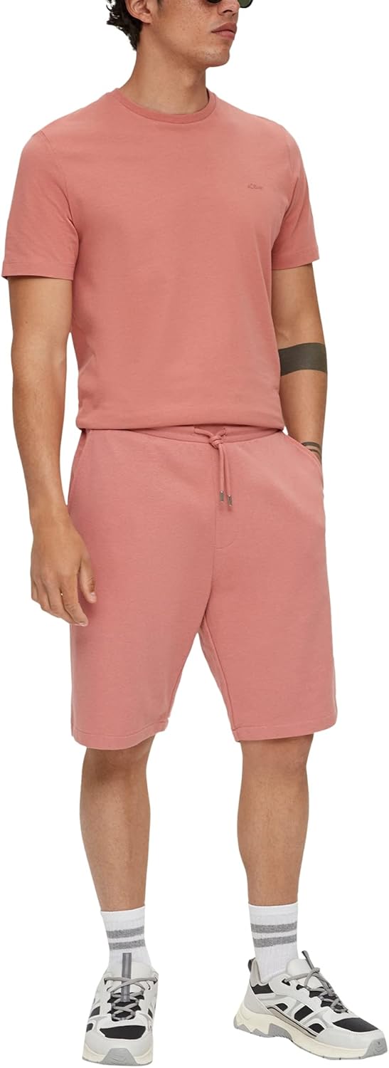 s.Oliver Herren Sweat Short XXL Orange 2071, XXL Orange 2071