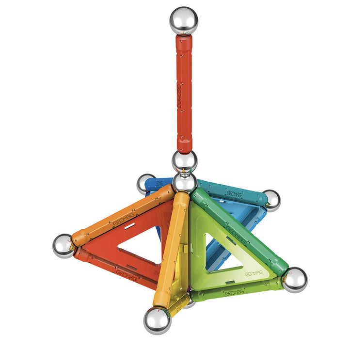 GEOMAG - CLASSIC RAINBOW - 32 Stück - Magnetische Bausteine für Kinder ab 3 Jahren - Hergestellt in
