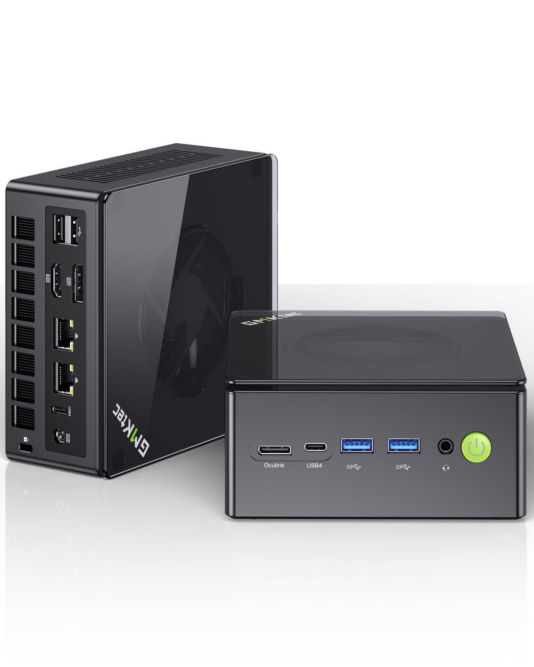 GMKtec Gaming Mini PC K8 Plus AMD Ryzen 7 8845HS (8K/16T, bis zu 5,1 GHz) 32 GB DDR5 RAM 1 TB SSD, D