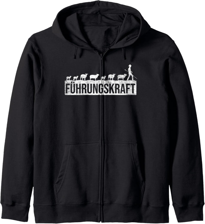 Führungskraft von Schafen - Schäferei Schafhirte Schafe Kapuzenjacke