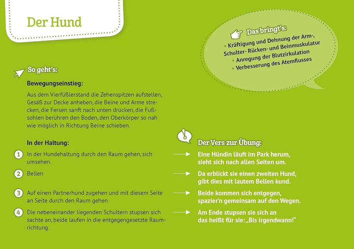 30 Kinderyoga-Bildkarten. Übungen und Reime für kleine Yogis. Yogakarten. (Körperarbeit und innere B