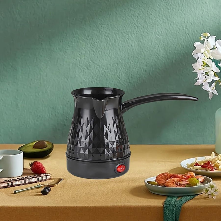 CEWROM Elektrische Kaffeekanne, 500ML Espressokocher Induktion, Mokka Kaffeekanne, Portable Kaffeeko