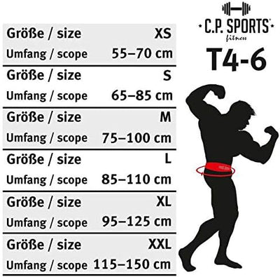 C.P. Sports Trainingsgürtel/Gewichtheber Gürtel Leder | standard oder extra breit | Herren & Damen |