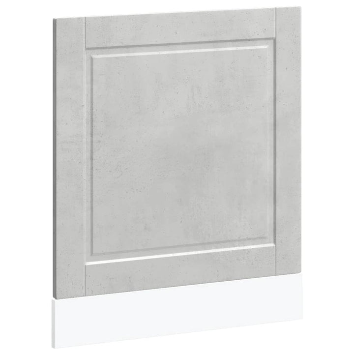 vidaXL Geschirrspülerblende Porto Betongrau 60x1,5x67 cm Holzwerkstoff, Geschirrspüler Frontblende,