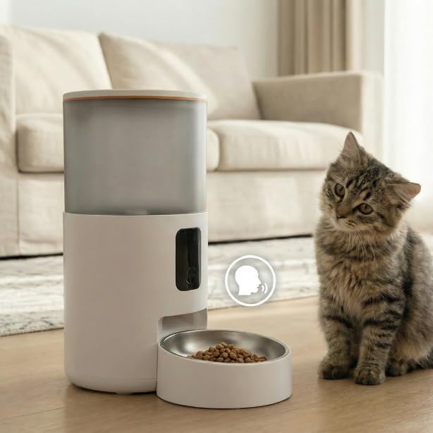 Futterautomat, Automatischer Futterspender für Katze und Hund, 3L – WiFi