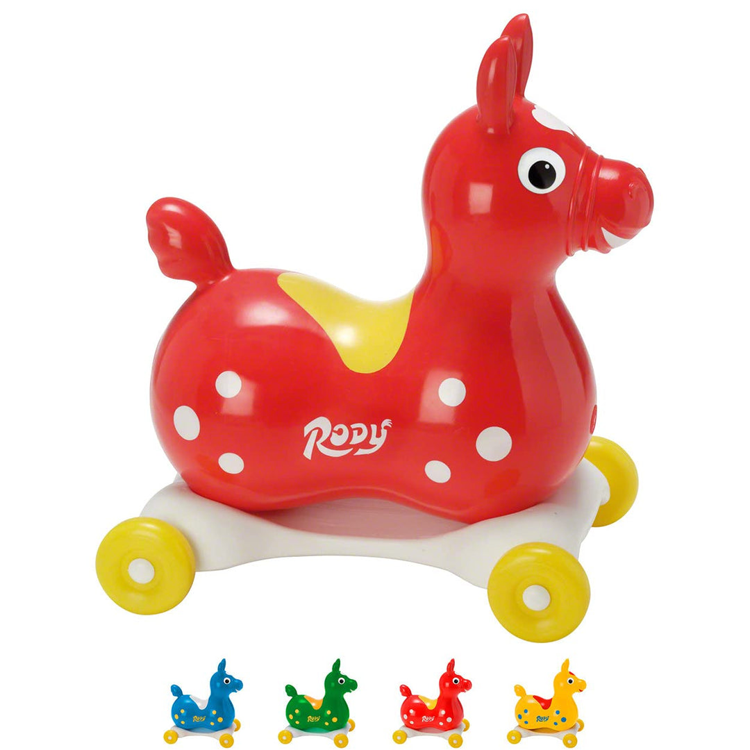 Sport-Tec Speedy Rody mit Rollen Rot, Rot