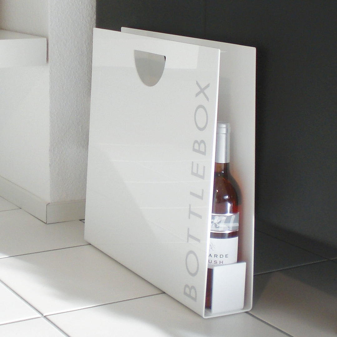 BOTTLEBOX Flaschenhalter, Varianten:weiss glänzend
