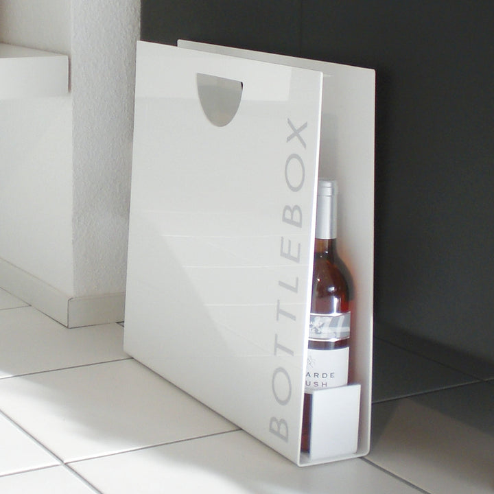 BOTTLEBOX Flaschenhalter, Varianten:weiss glänzend