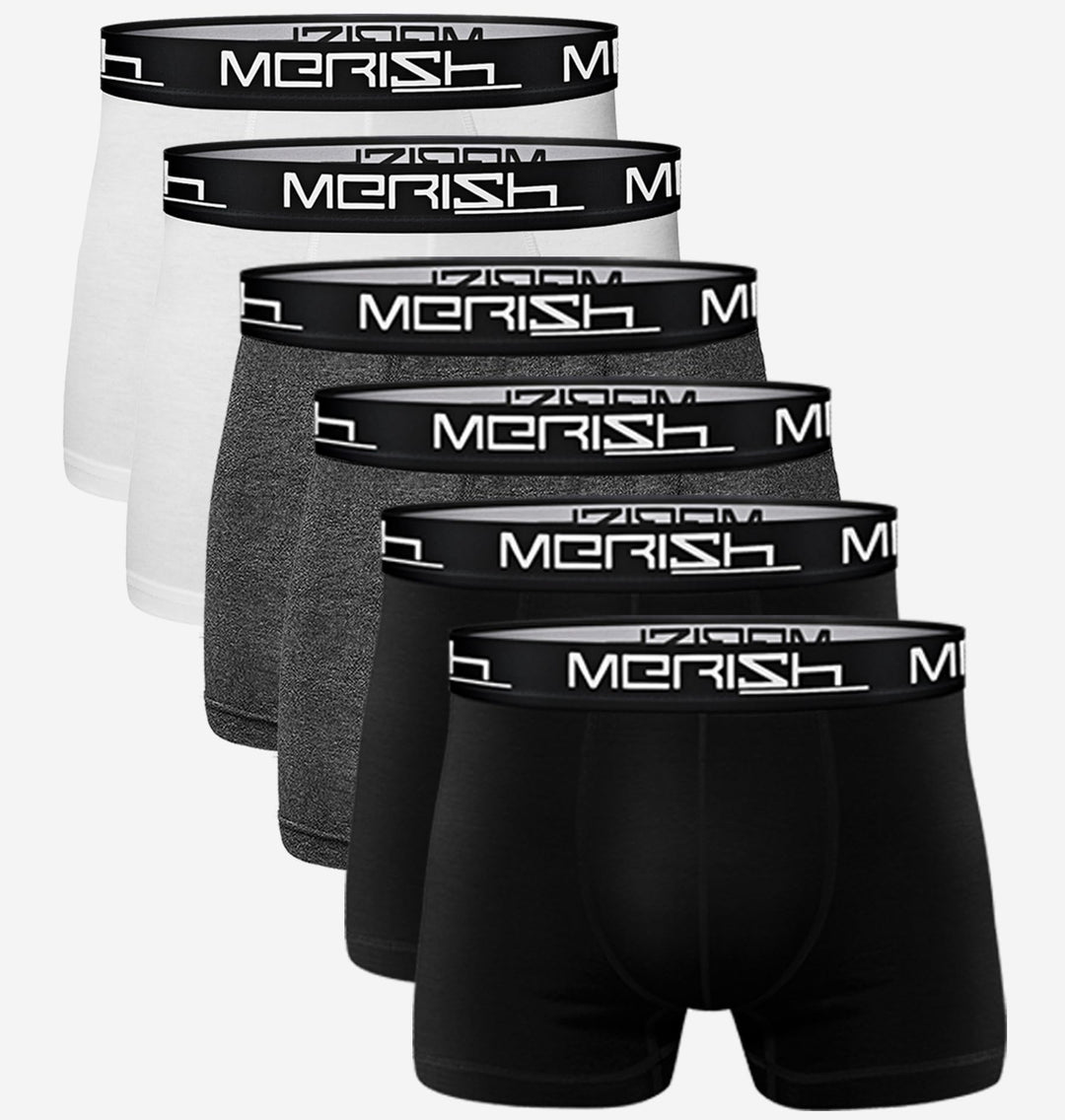 MERISH Boxershorts Herren 6-er /10-er / 15-er Pack S-5XL Unterwäsche Unterhosen Männer Men Retroshor