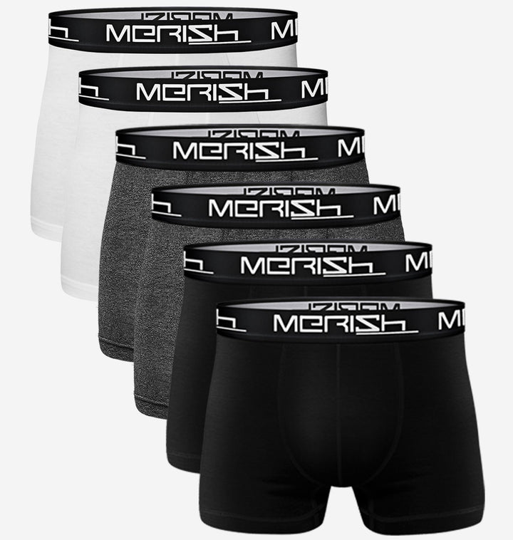 MERISH Boxershorts Herren 6-er /10-er / 15-er Pack S-5XL Unterwäsche Unterhosen Männer Men Retroshor