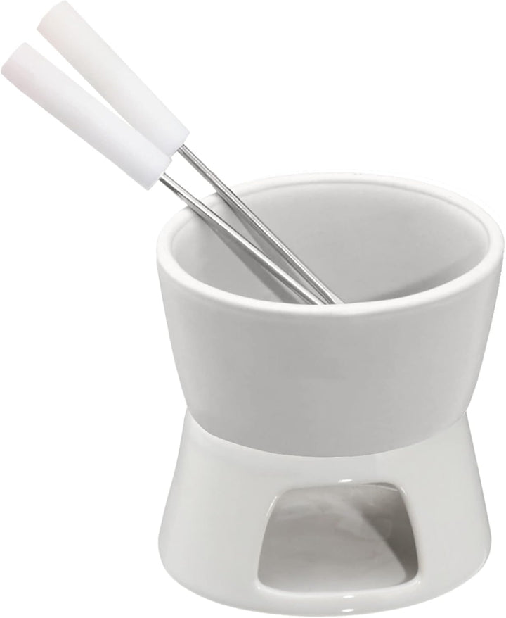 MIJOMA Mini Schoko-Fondue-Set - Entdecken Sie puren Schokoladengenuss - Trendiges & stilvolles Desig