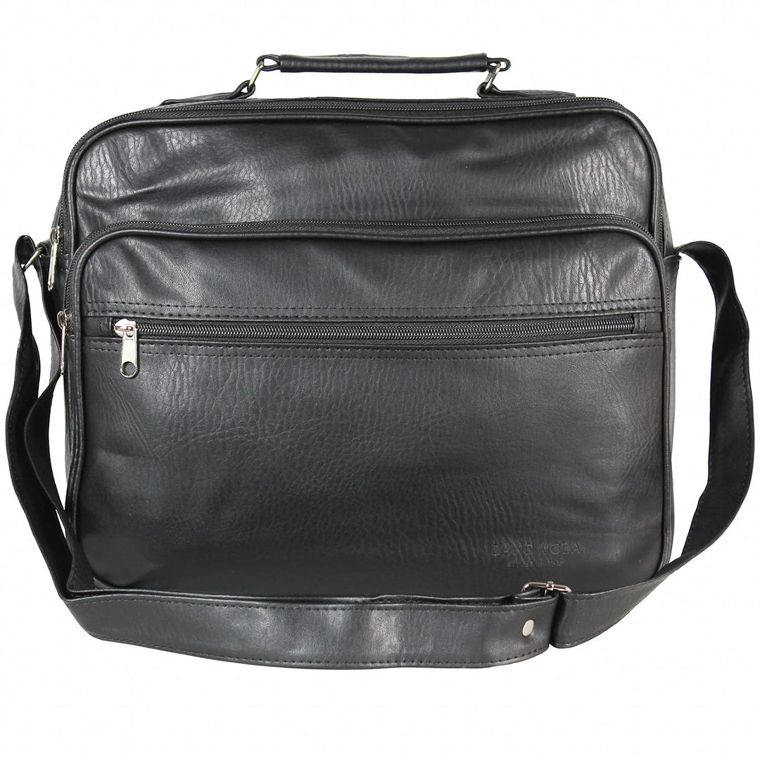 Echt Leder Herren Arbeitstasche Umhängetasche Herrentasche Schultertasche Messenger Flugbegleiter in