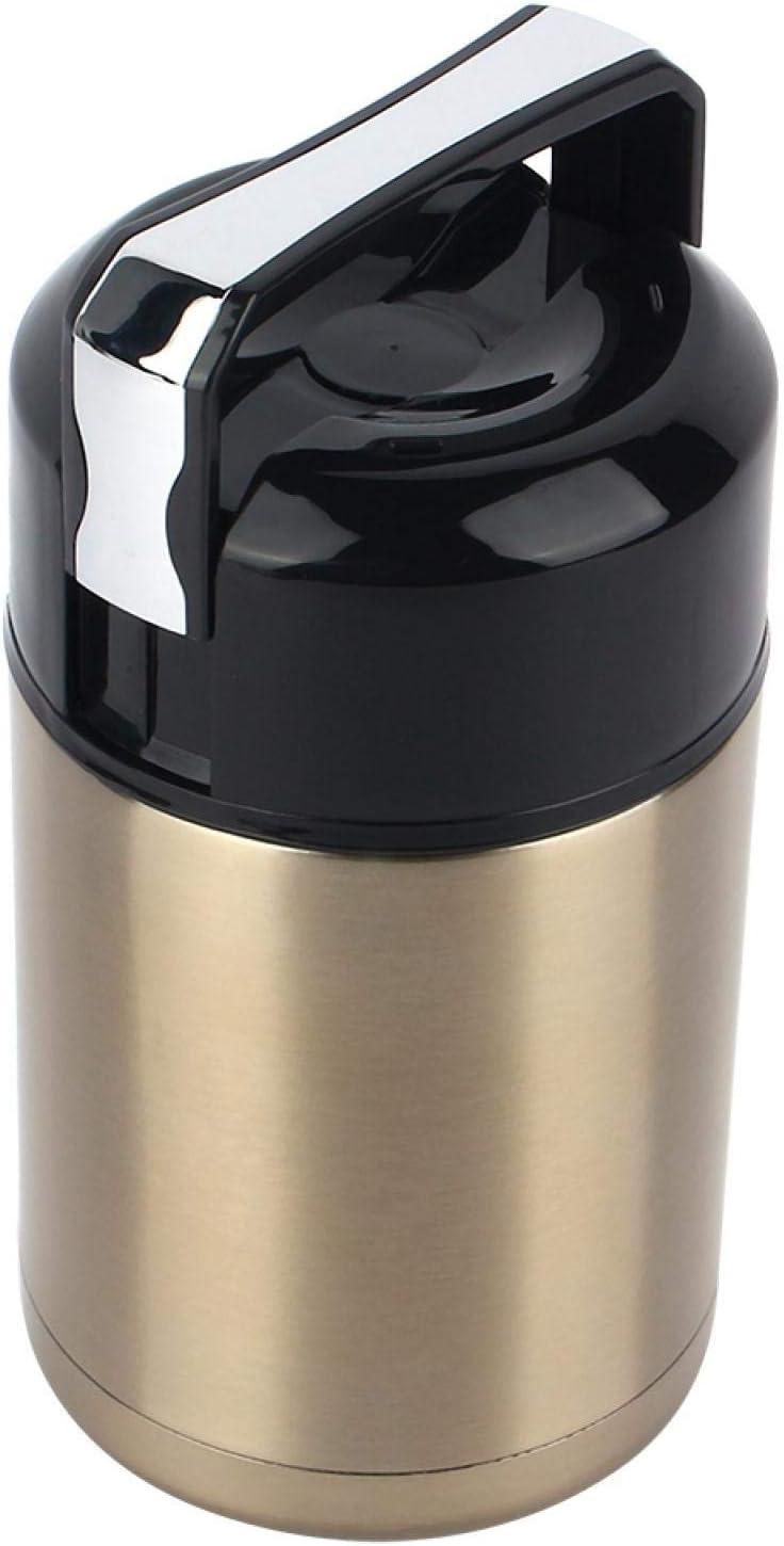 Thermobecher Essen to go, Thermobehälter für Essen 1 liter, Thermo Lunchbox aus Edelstahl, Thermos E
