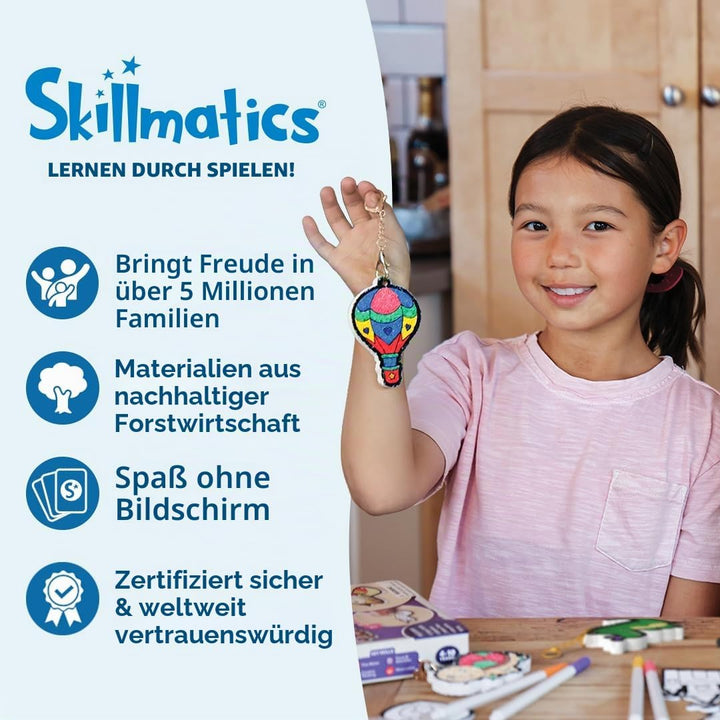 Skillmatics Guess in 10 Legendary Landmarks, Kartenspiel mit cleveren Fragen, extrem unterhaltsam fü