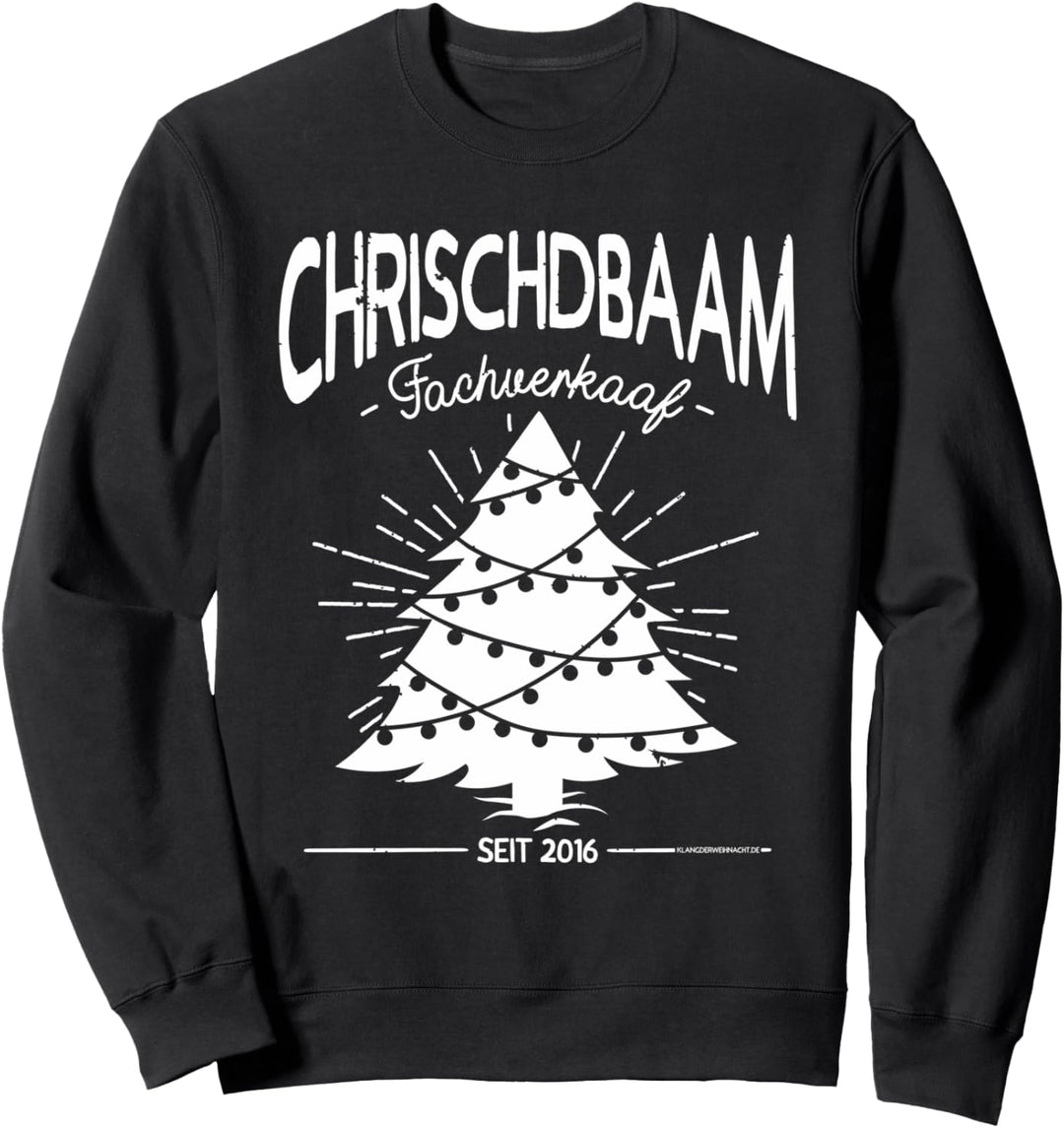"Chrischdbaamfachverkaaf" - Saarland Weihnachten Tannenbaum Sweatshirt