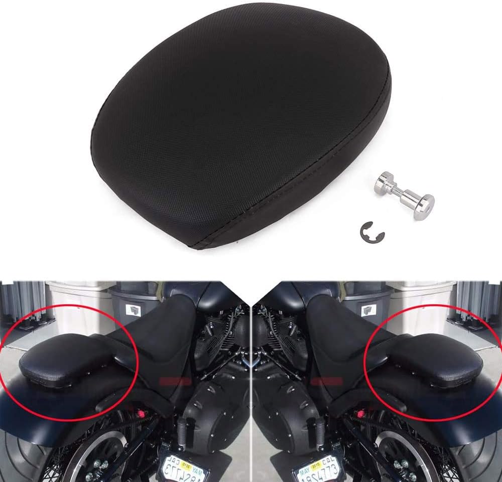 JFG RACING Motorrad Kissen Soziussitz, Sozius Sitzpad,für Sportster Custom XL 883 1200 48 72 Nightst
