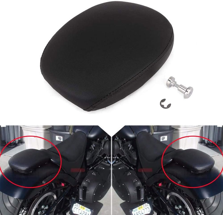 JFG RACING Motorrad Kissen Soziussitz, Sozius Sitzpad,für Sportster Custom XL 883 1200 48 72 Nightst