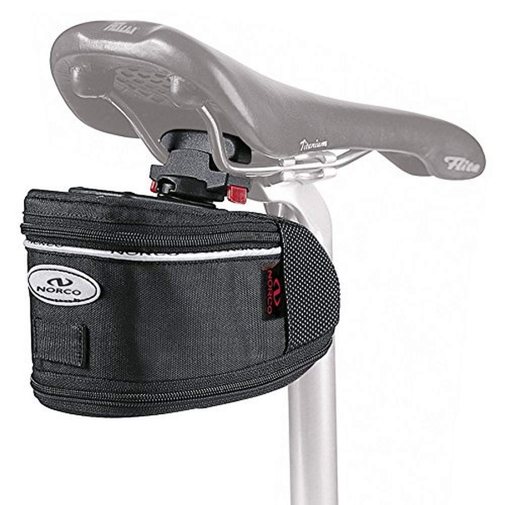 Norco Fahrradtasche Ottawa Satteltasche, Schwarz, 10 x 11 x 15 cm, 1 Liter, 0230G