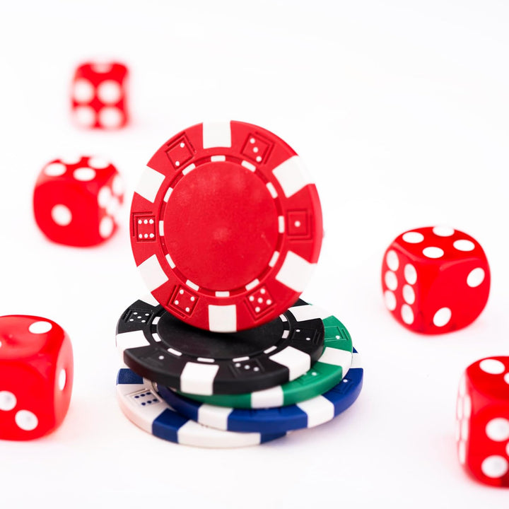 Pokerkoffer 500 Chips 11,5 g ohne Wertung – Grosses Poker Set mit Aluminiumkoffer, 2 Kartenspielen,