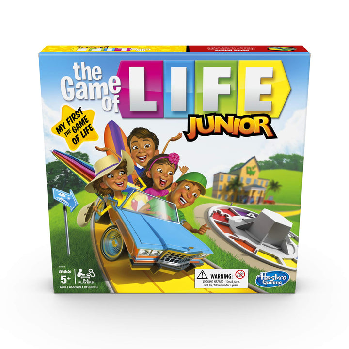 Hasbro Gaming The Game of Life Junior Board Game for Kids from Age 5, Game for 2 to 4 Players, The G