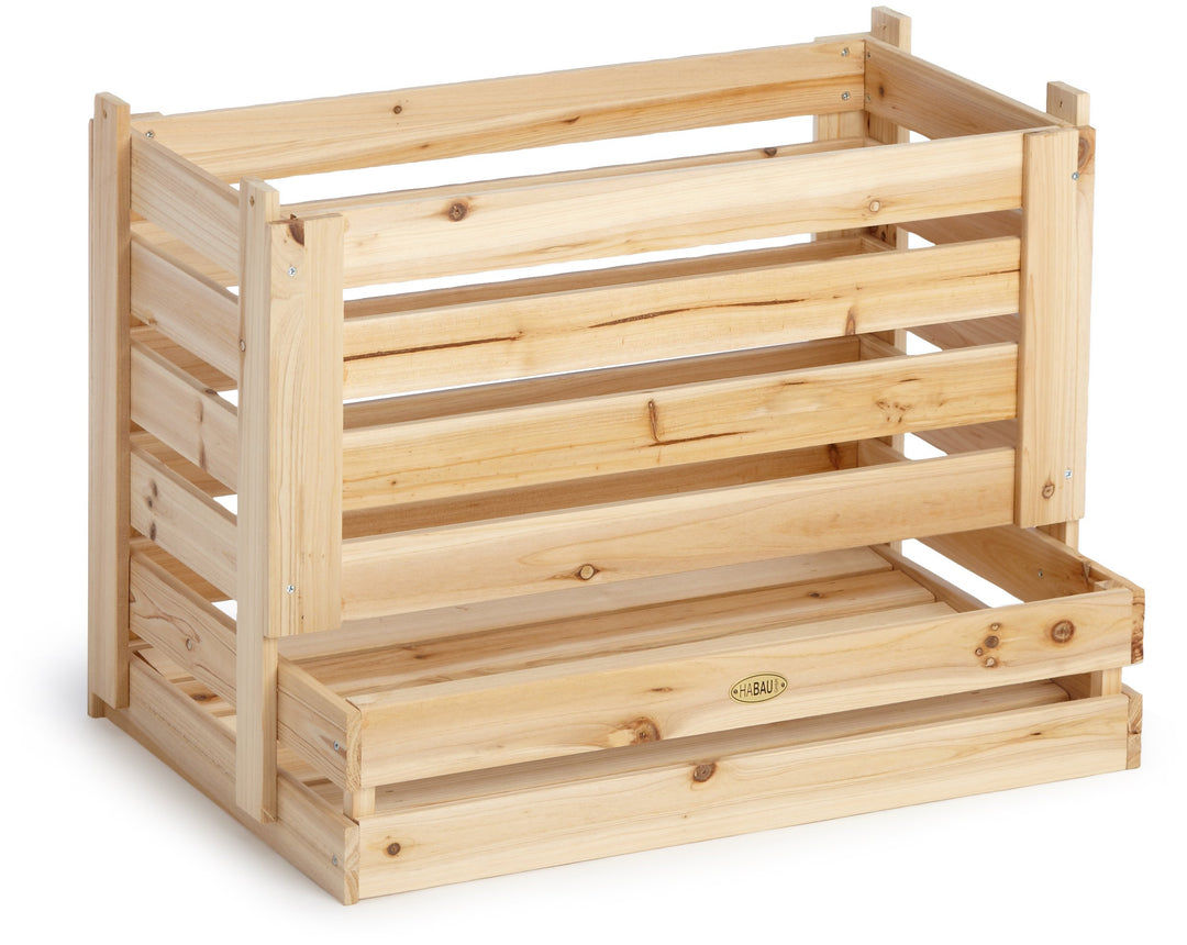 Habau 615 Kartoffel- und Obstkiste, 58 x 38 x 42 cm, Beige Single, Single