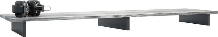 Vladon TV-Aufsatz Game, Made in Germany, Aufsatz für TV-Boards zur Erhöhung, Weiss matt/Avola-Anthra