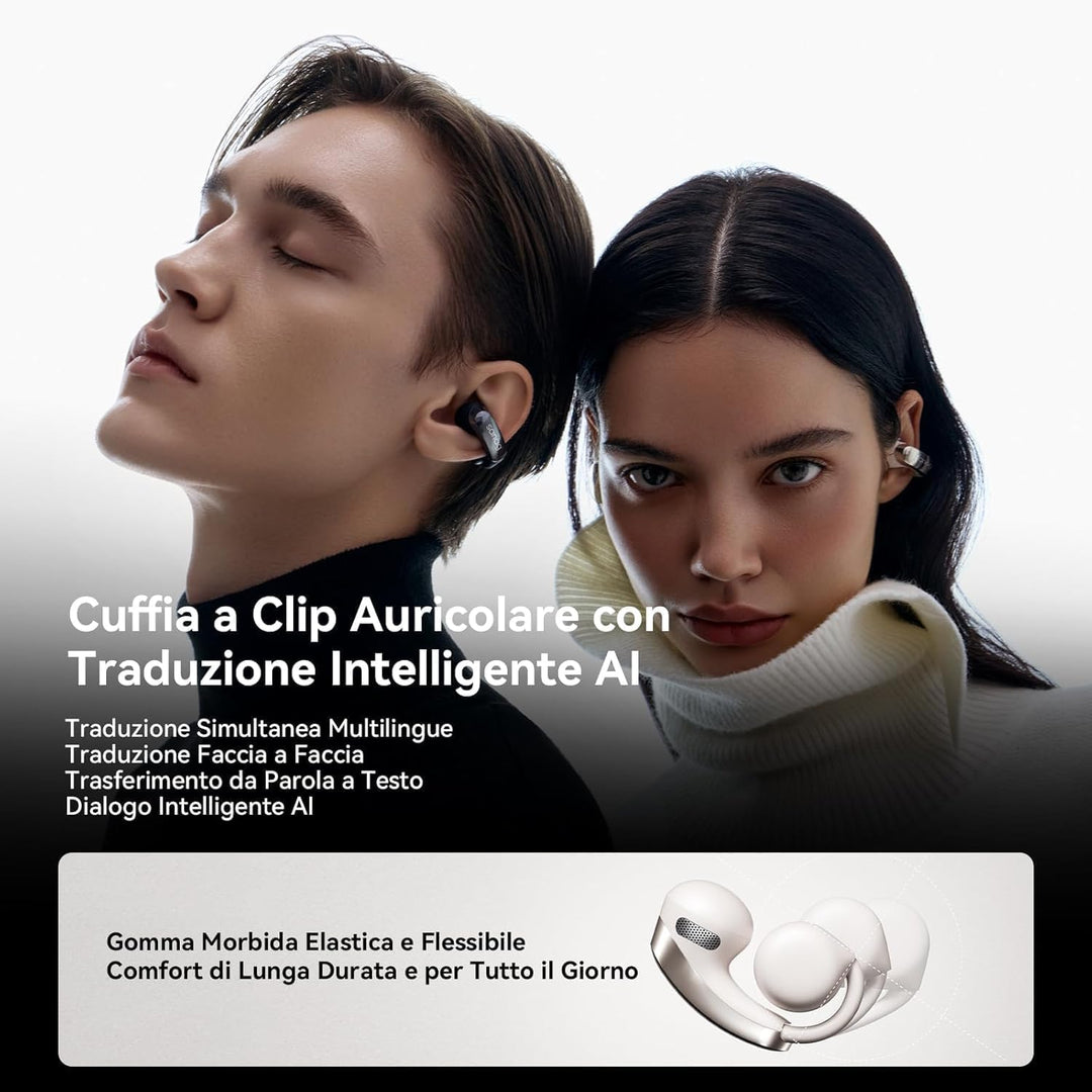 SANAG S9S AI Wireless Translation Earbuds, Wireless Bluetooth Kopfhörer 5.4,40H Playtime, 3 in 1 Ope