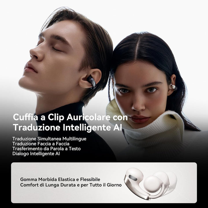 SANAG S9S AI Wireless Translation Earbuds, Wireless Bluetooth Kopfhörer 5.4,40H Playtime, 3 in 1 Ope