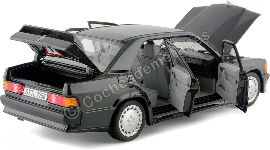Norev Mercedes 190 E 2.3-16 W201 1984 schwarz metallic Modellauto 1:18