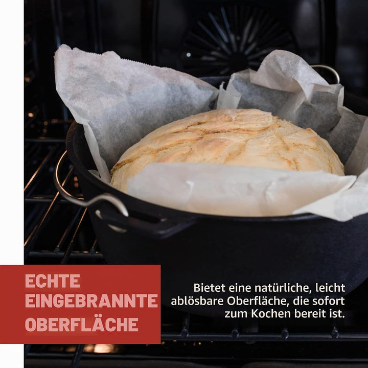 Camp-Chef-DO-10-National-Parks-6-Quart-Schmortopf aus Gusseisen - mit Werkzeug zum Anheben und Decke